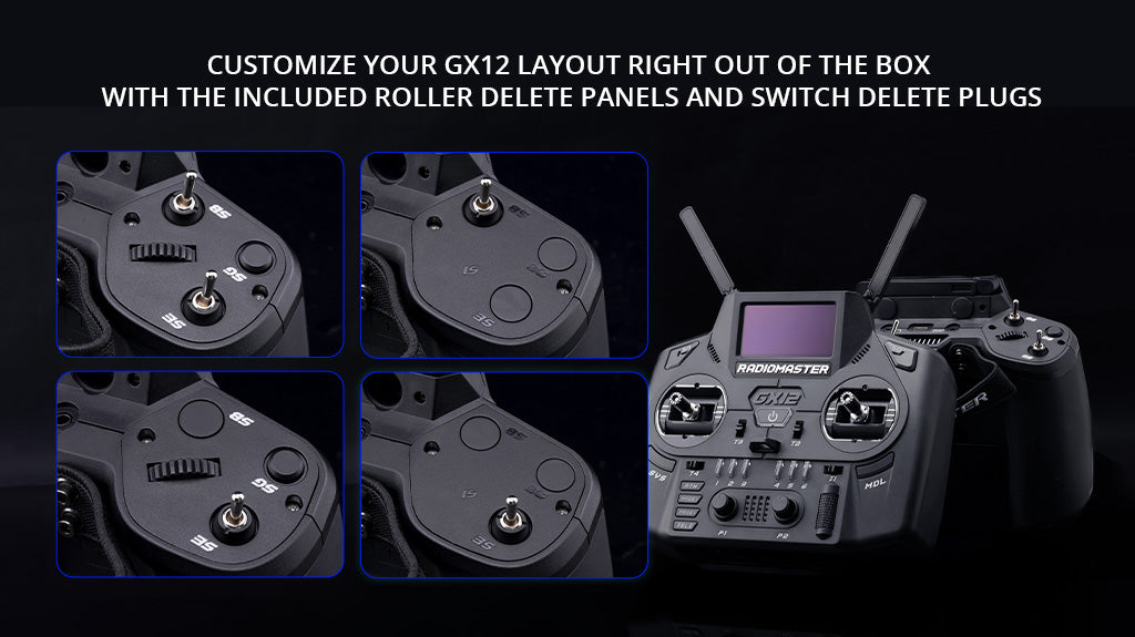 RadioMaster GX12 Çift Bant Gemini-X Kumanda (M2) — ELRS / LBT