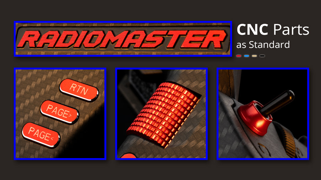 RadioMaster Zorro Max Radio Controller — ELRS / FCC / Red