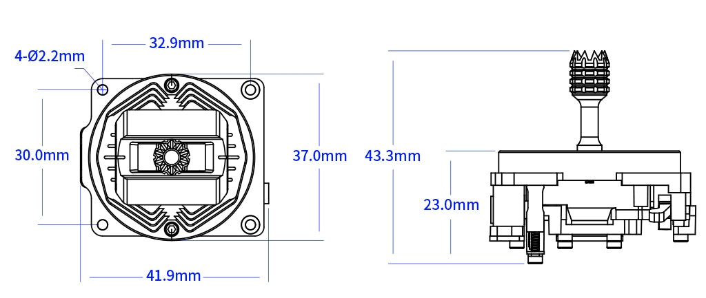 RadioMaster AG01 NANO CNC Hall Gimbals for Pocket Radio
