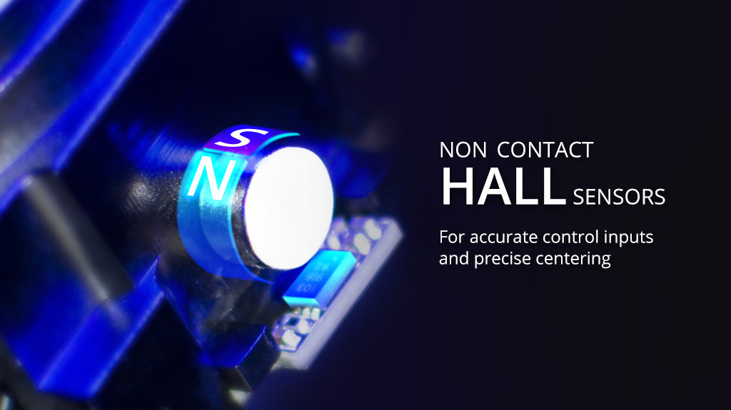 RadioMaster AG01 Mini CNC Hall Sensörlü Kumanda Kol Mekanizmaları Seti Yeni Renkler — Mavi