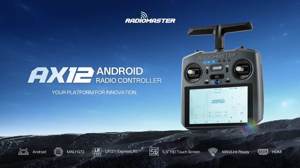 RadioMaster AX12 Android Kumanda — ELRS / LBT