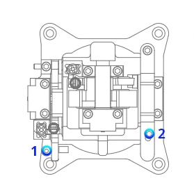 RadioMaster AG01 Mini CNC Hall Sensörlü Kumanda Kol Mekanizmaları Seti Yeni Renkler — Mavi