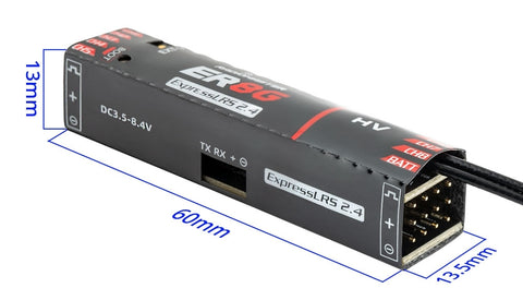 RadioMaster ER8G & ER8GV 2.4GHz ELRS PWM Alıcı — ER8GV
