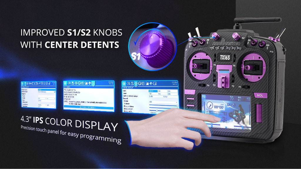 RadioMaster TX16S Mark II Max Radio Controller (Joshua Bardwell Edition / ELRS / M2) — ELRS (FCC) / V4.0 Hall Gimbal / Mode 2