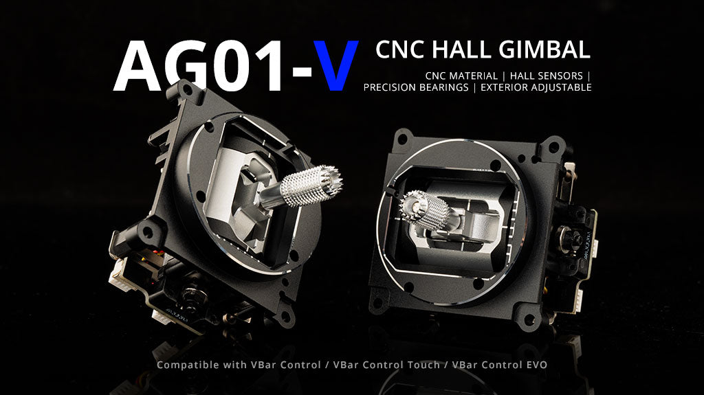 RadioMaster AG01-V CNC Metal Kumanda Kol Mekanizması Seti