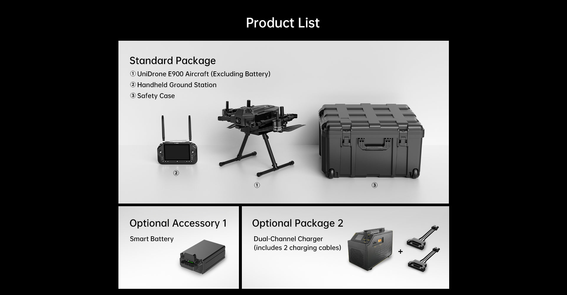 Reebot UniDrone E900 İHA Platformu — Set B — Akıllı Pil Dahil