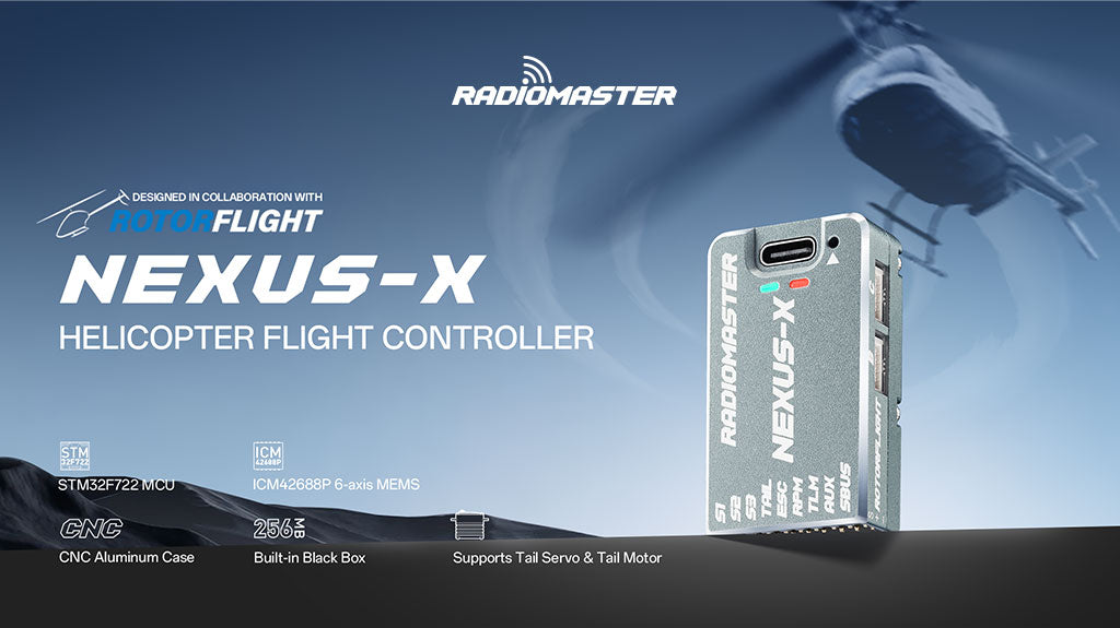 RadioMaster NEXUS-X Uçuş Kontrolcüsü — Kırmızı