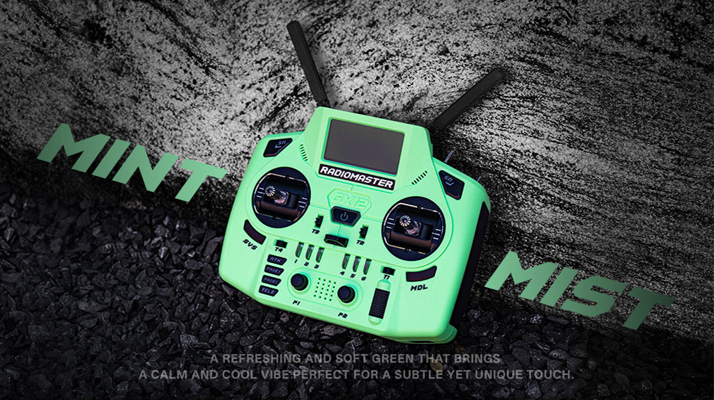 RadioMaster GX12 Crush Radio Controller (ELRS / M2) — Frost White