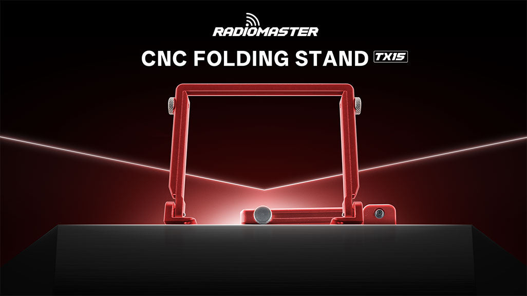RadioMaster TX15 Ayarlanabilir Uzunluklu CNC Katlanır Stand — Siyah