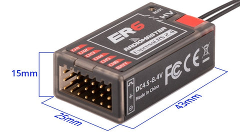 RadioMaster ER6 2.4GHz ELRS PWM Alıcı