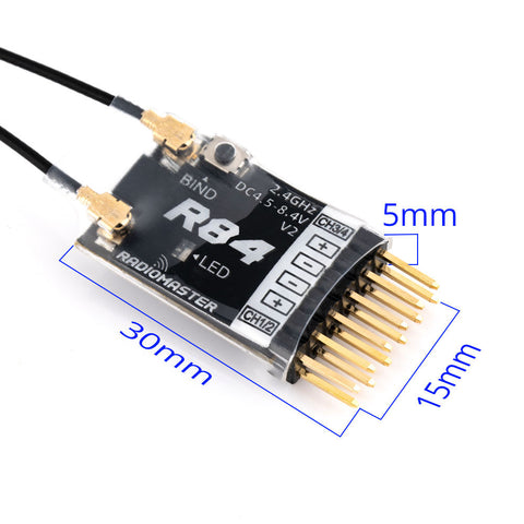 RadioMaster R84 V2 Alıcı — FCC