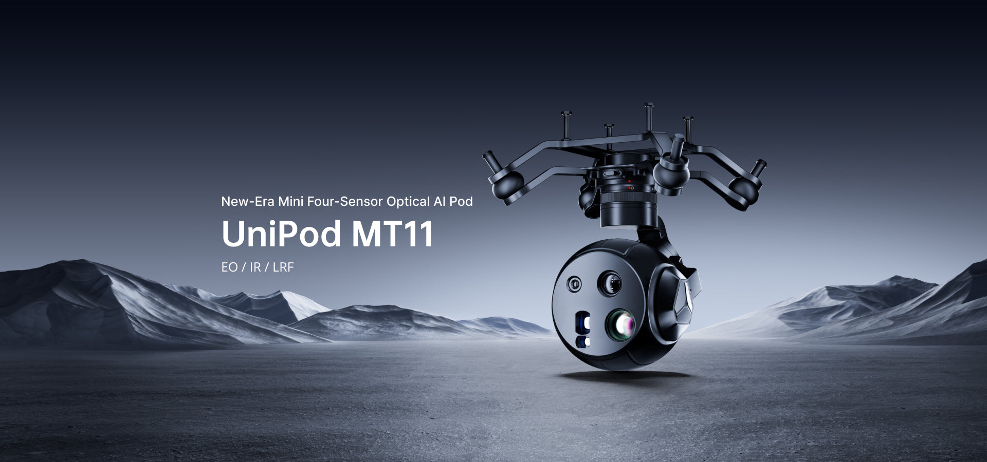 Reebot UniPod MT11 Çok Sensörlü Gimbal Kamera — Standart Set (Hızlı Sökülen Titreşim Önleyici Kart Dahil)