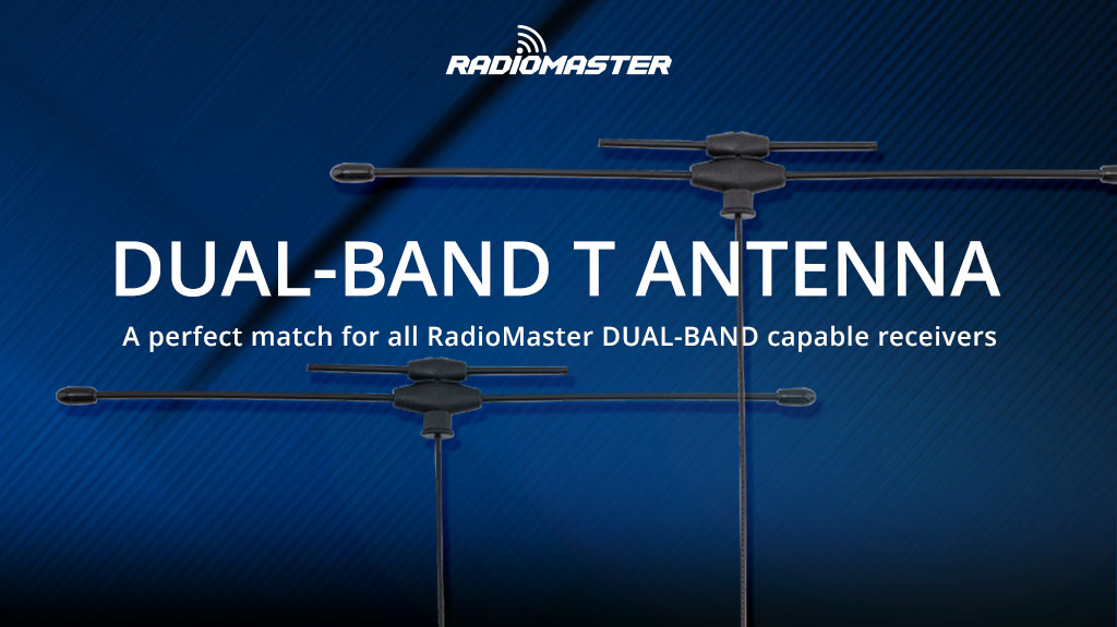 RadioMaster IPEX1 2.4GHz / Sub-G 900MHz Çift Bant T Anten