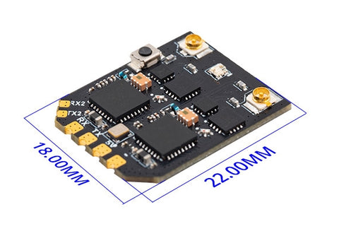 RadioMaster XR4 Gemini Xrossband Dual-Band ExpressLRS Receiver — FCC