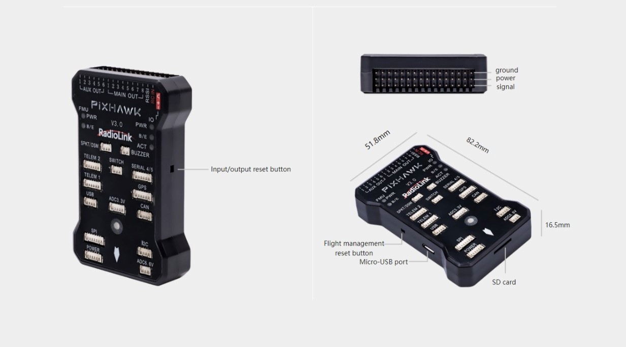 RadioLink Pixhawk Uçuş Kontrolcüsü