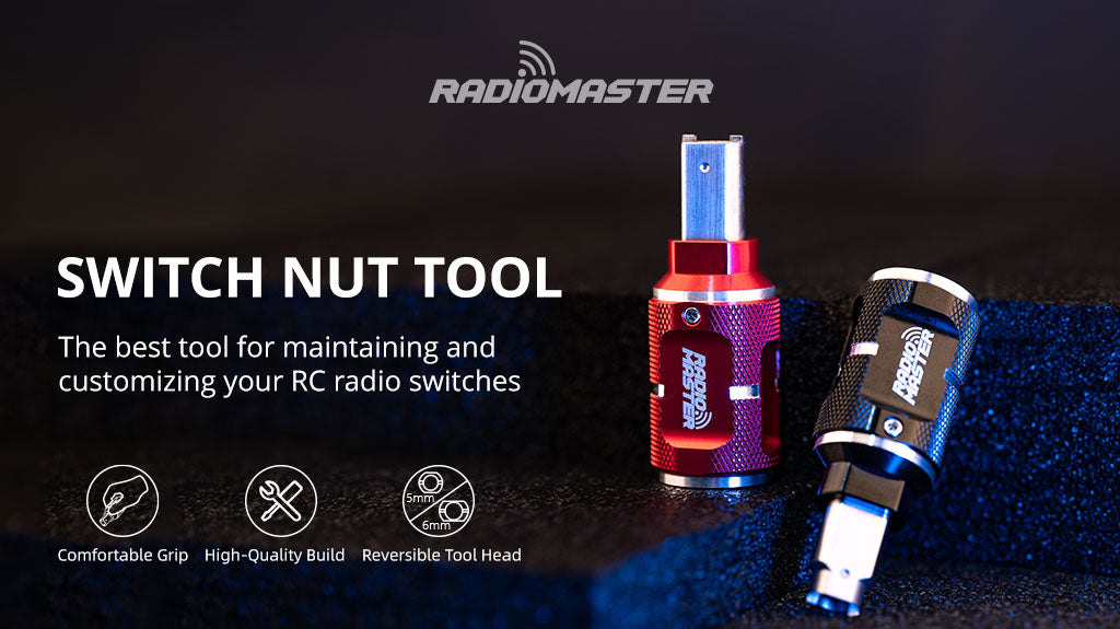 RadioMaster Anahtar Somunu Alet — Kırmızı
