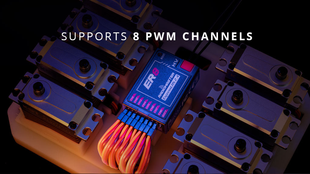 RadioMaster ER8 2.4GHz ELRS PWM Alıcı