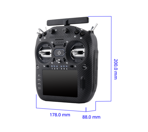 RadioMaster TX16S MK3 MAX Radio Controller (ELRS / M2) — FCC / ELRS / Black