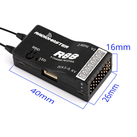 RadioMaster R88 V2 Receiver — LBT