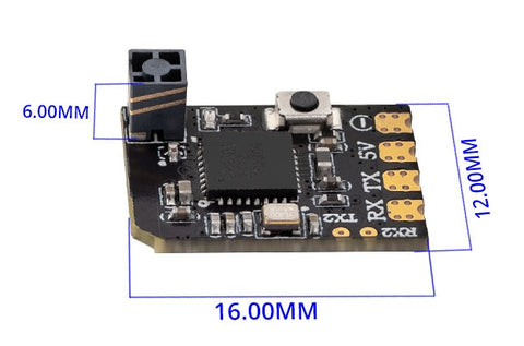 RadioMaster XR2 Nano 2.4GHz ExpressLRS Alıcı — LBT