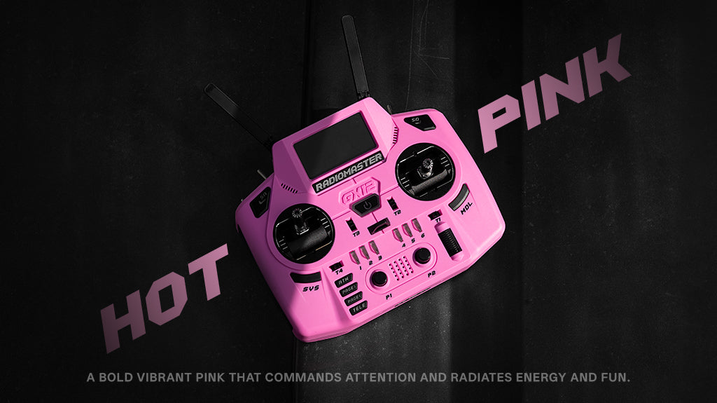 RadioMaster GX12 Crush Radio Controller (ELRS / M2) — Frost White