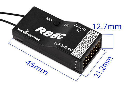 RadioMaster R86C V2 Receiver — LBT