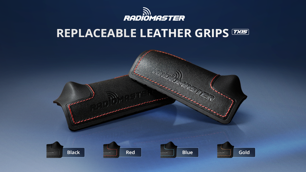 RadioMaster TX15 Deri Tutamaklar — Mavi