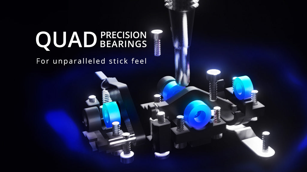 RadioMaster AG01 Mini CNC Hall Sensörlü Kumanda Kol Mekanizmaları Seti Yeni Renkler — Mavi