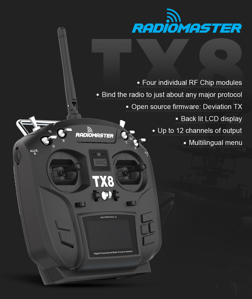 RadioMaster TX8 Uzaktan Kumanda — Mod 2