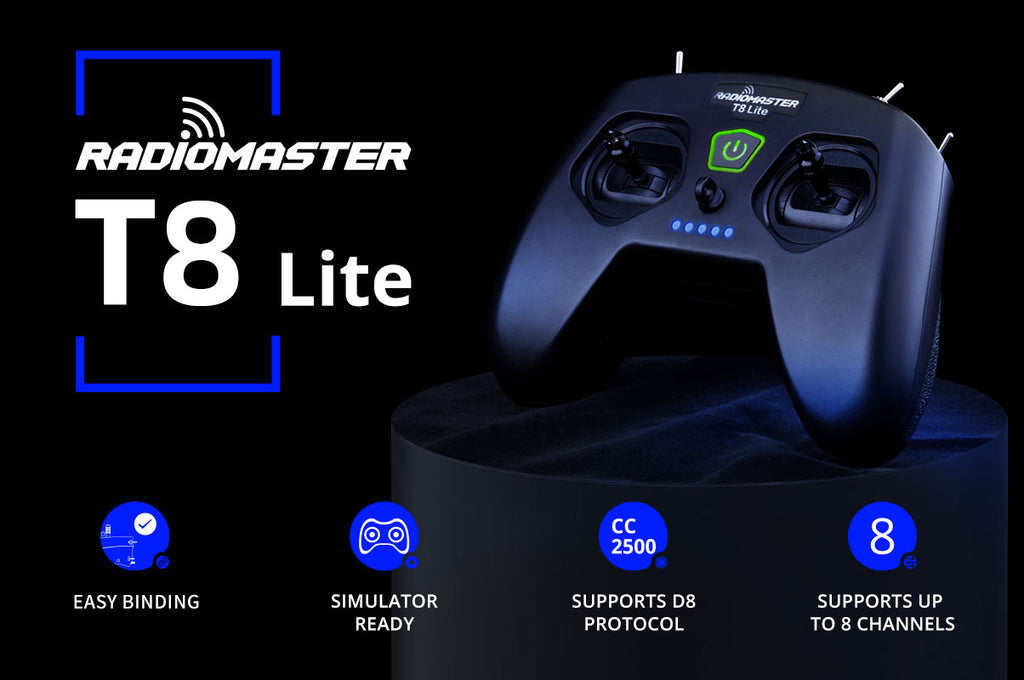 RadioMaster T8 Lite Radio Controller — Mode 1