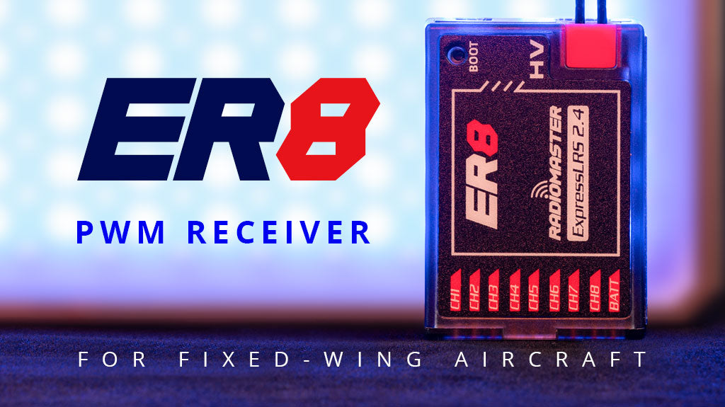 RadioMaster ER8 2.4GHz ELRS PWM Alıcı