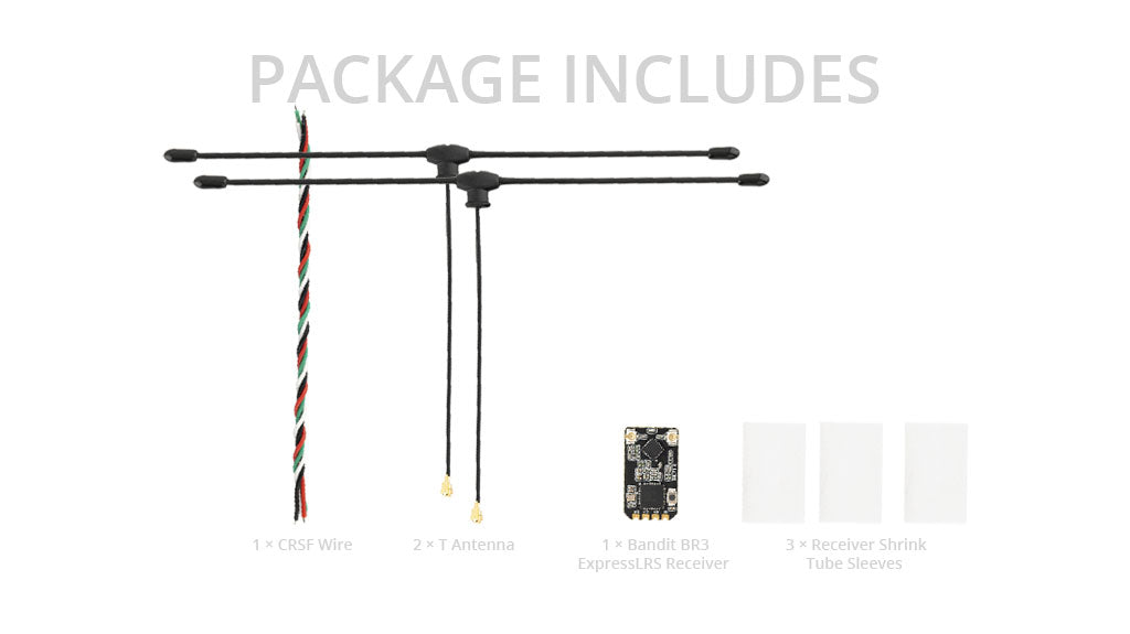 RadioMaster Bandit BR3 ExpressLRS 915MHz Alıcı