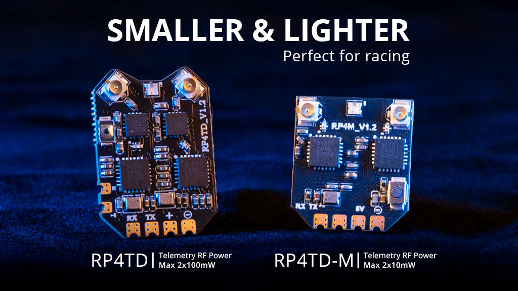 RadioMaster RP4TD-M ExpressLRS 2.4GHz Mini True Diversity Alıcı — LBT