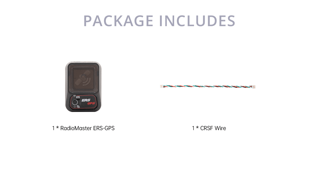 RadioMaster ExpressLRS PWM Alıcıları Uyumlu ERS-GPS – Hassas GPS Sensörü