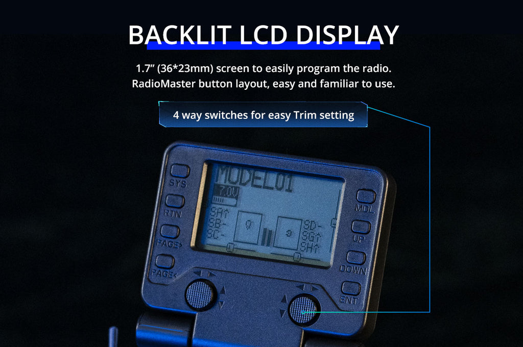 RadioMaster T8 Pro Radio Controller — Mode 2
