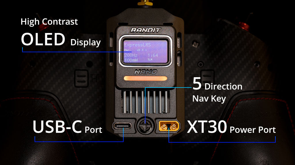 RadioMaster Bandit Nano ExpressLRS 915MHz RF Modülü