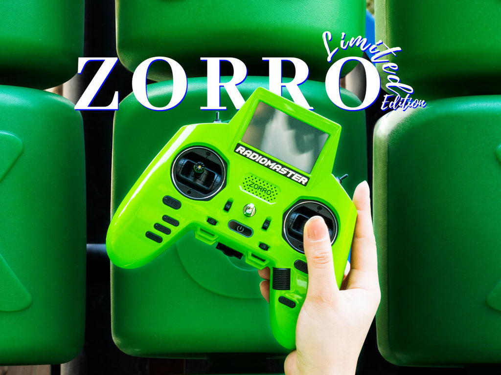 RadioMaster Zorro Radio Controller Limited Edition — Python Green / ELRS