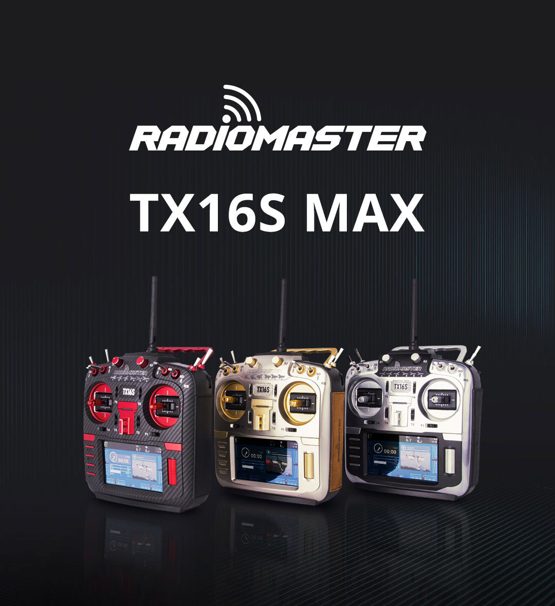 RadioMaster TX16S MAX Radio Controller(V1) Hall Gimbal Edition — SILVER / Mode 1