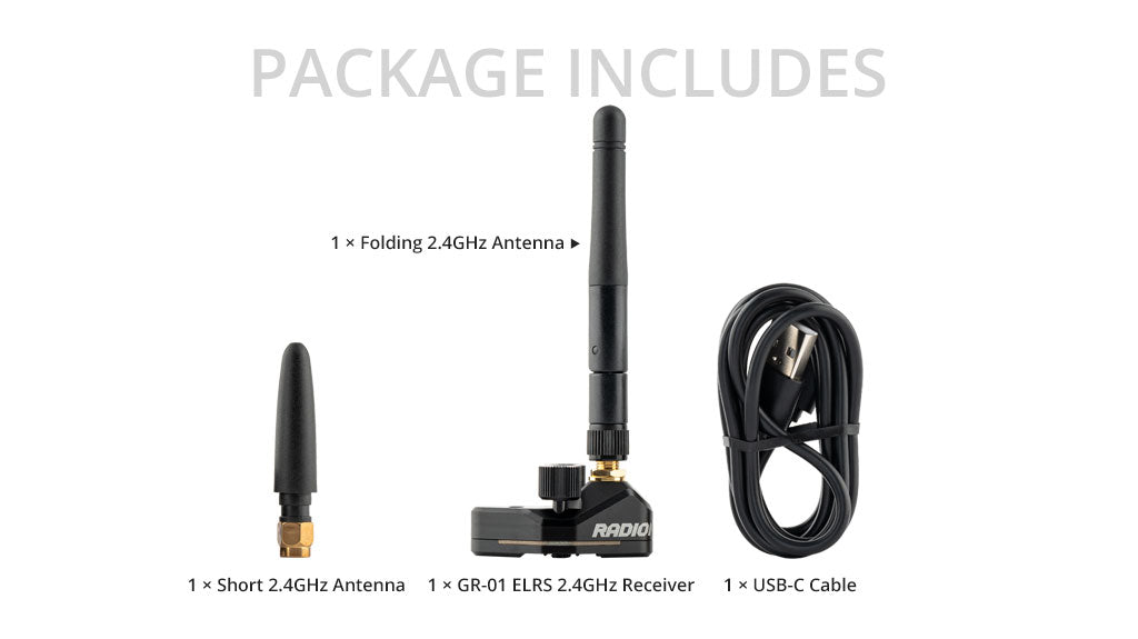 RadioMaster GR-01 DJI RS Kamera Gimballeri İçin ExpressLRS 2.4 GHz Alıcı