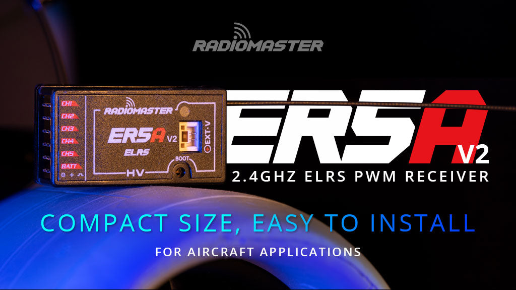 RadioMaster ER5A V2 2.4GHz ELRS PWM Alıcı