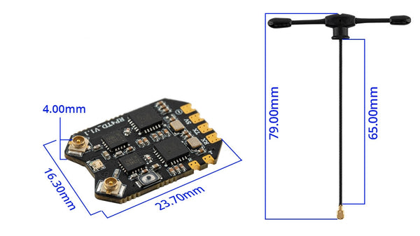 RadioMaster RP4TD ExpressLRS 2.4GHz True Diversity Alıcı — FCC