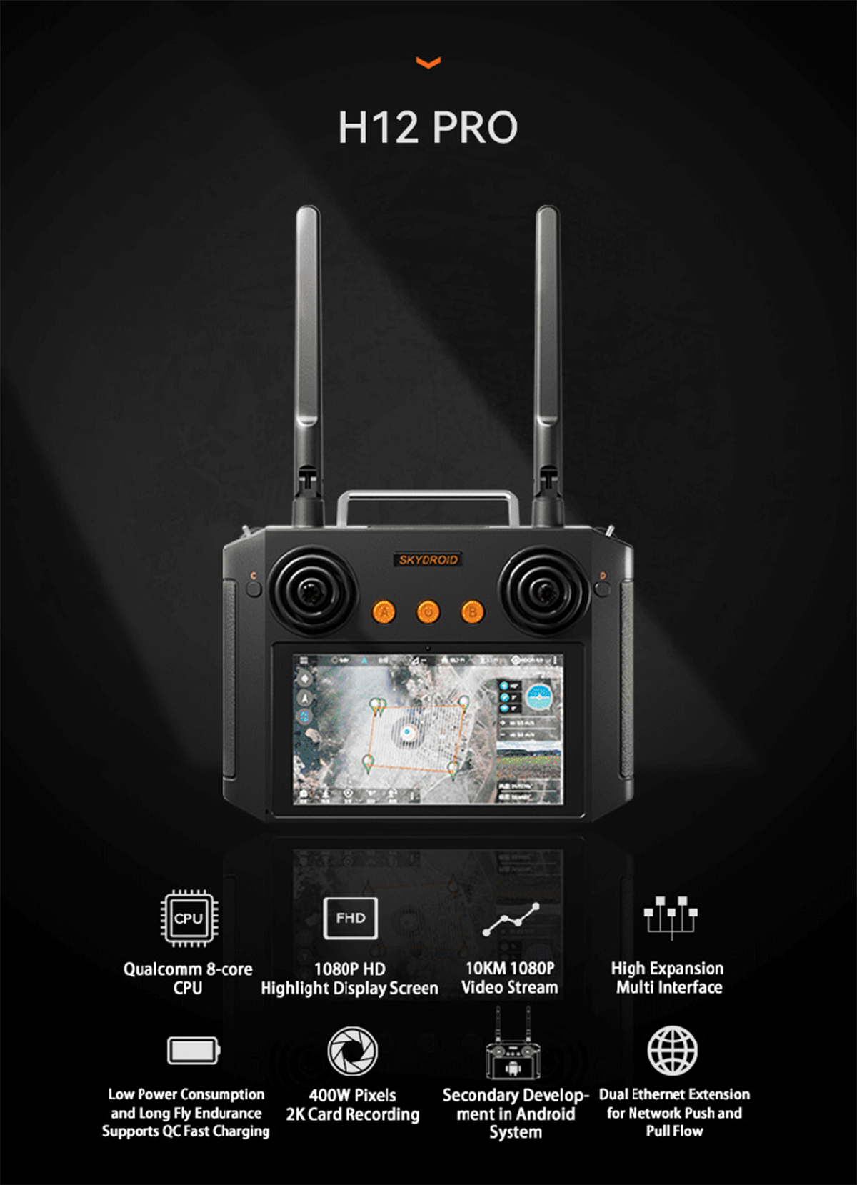 SKYDROID MX450 Pro Quadcopter — MX450 Pro Profesyonel Set-3 Pil