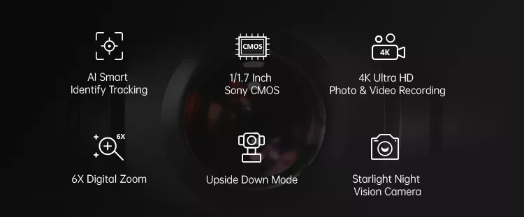 SIYI A8 Mini 4K 6X Yakınlaştırmalı Gimbal Kamera — A8 MINI