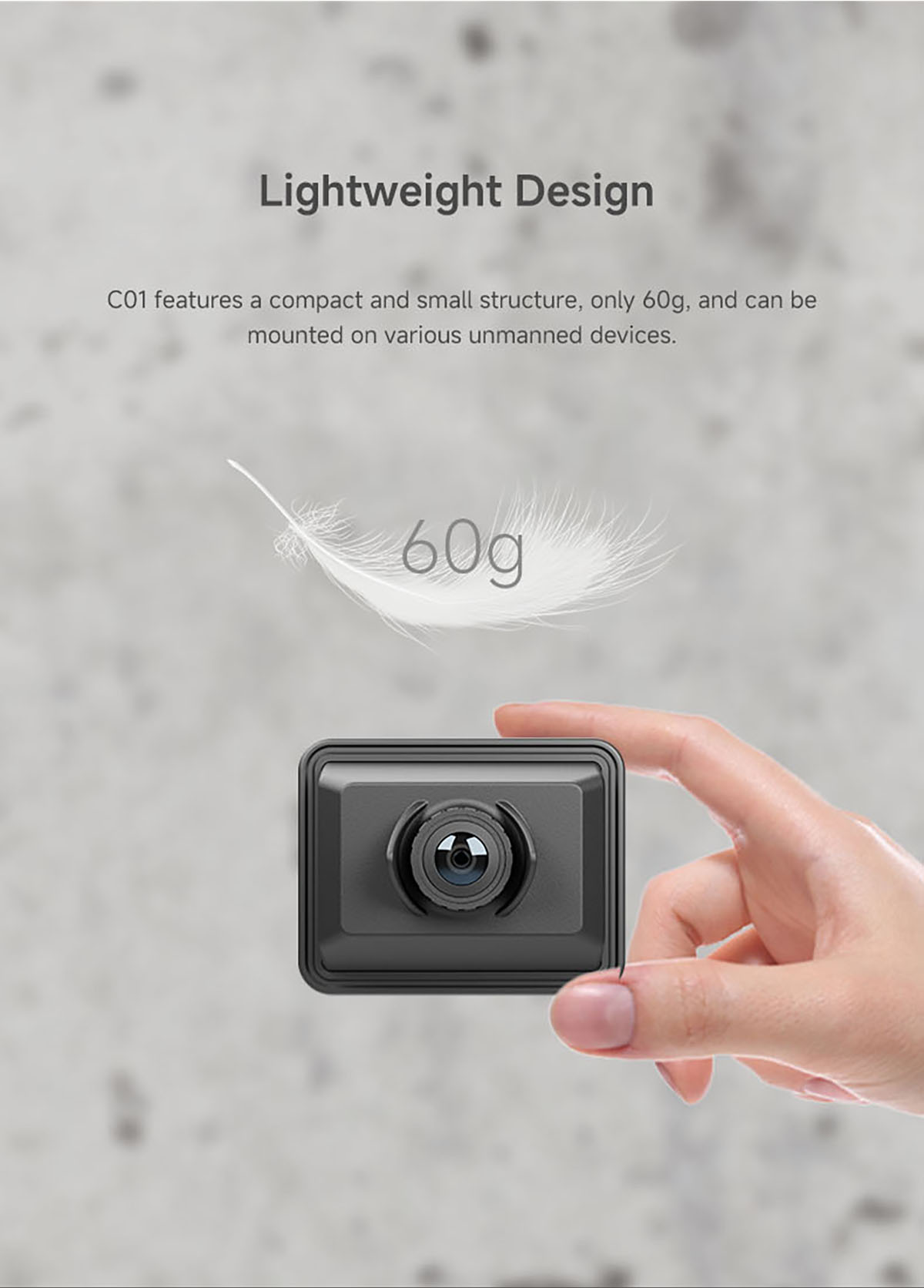 SKYDROID C01 EIS Gimbal Kamera