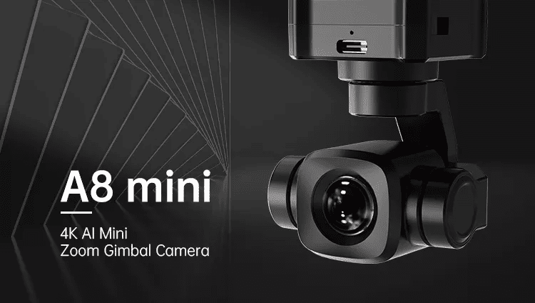 SIYI A8 Mini 4K 6X Yakınlaştırmalı Gimbal Kamera — A8 MINI