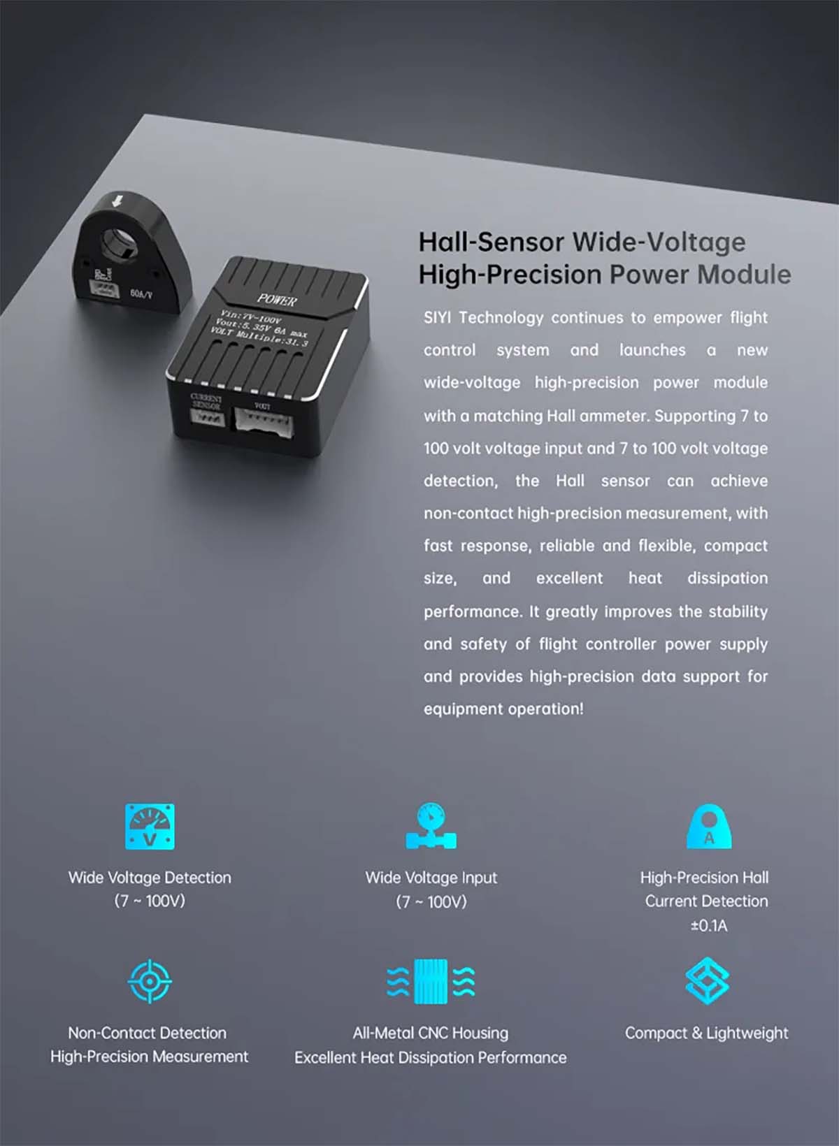 SIYI Hall Sensörlü Güç Modülü
