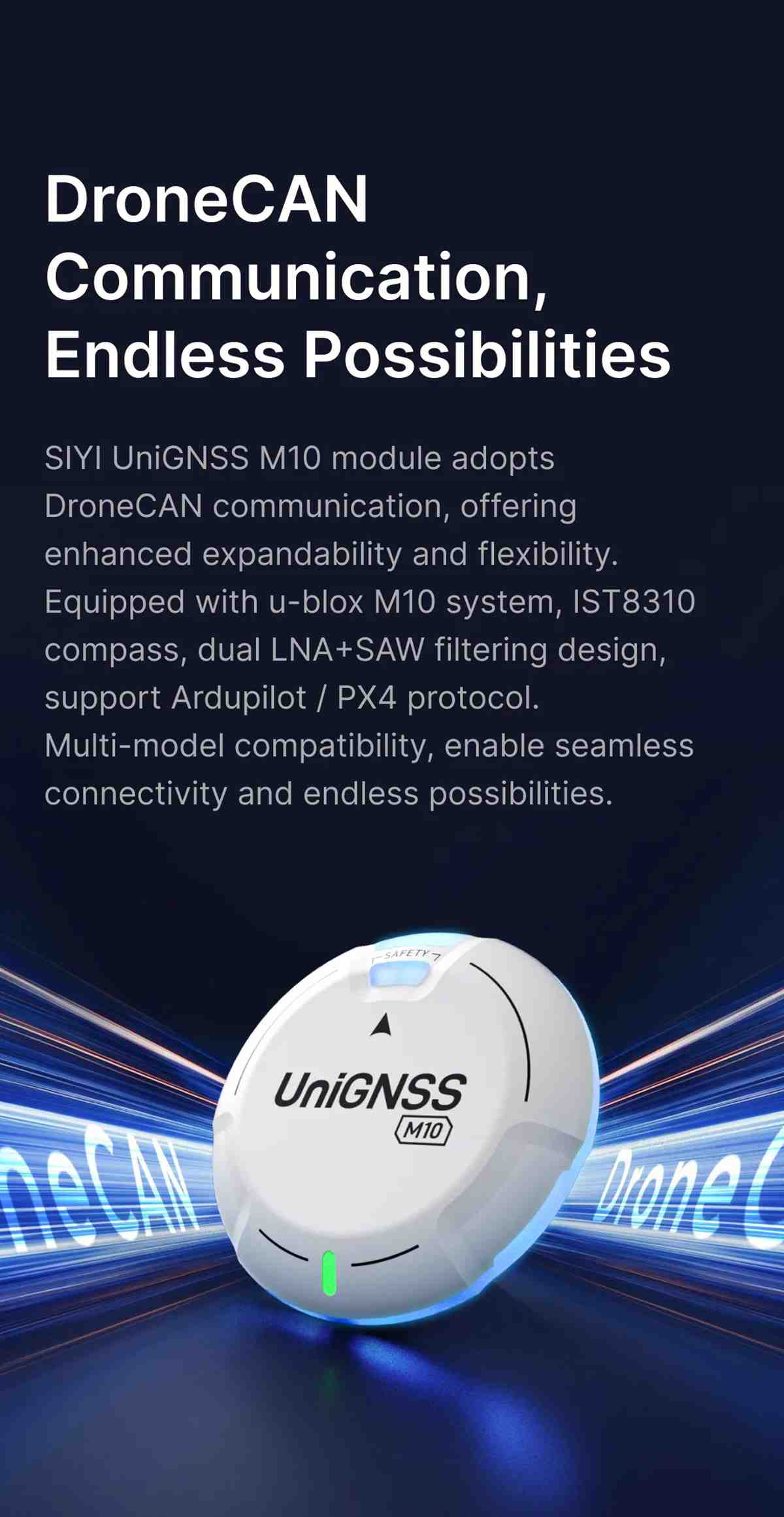 SIYI UniGNSS M10 GNSS Modülü