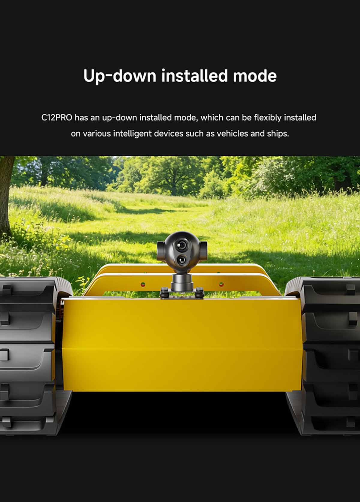 SKYDROID C12 Pro Üç Eksenli Gimbal Kamera