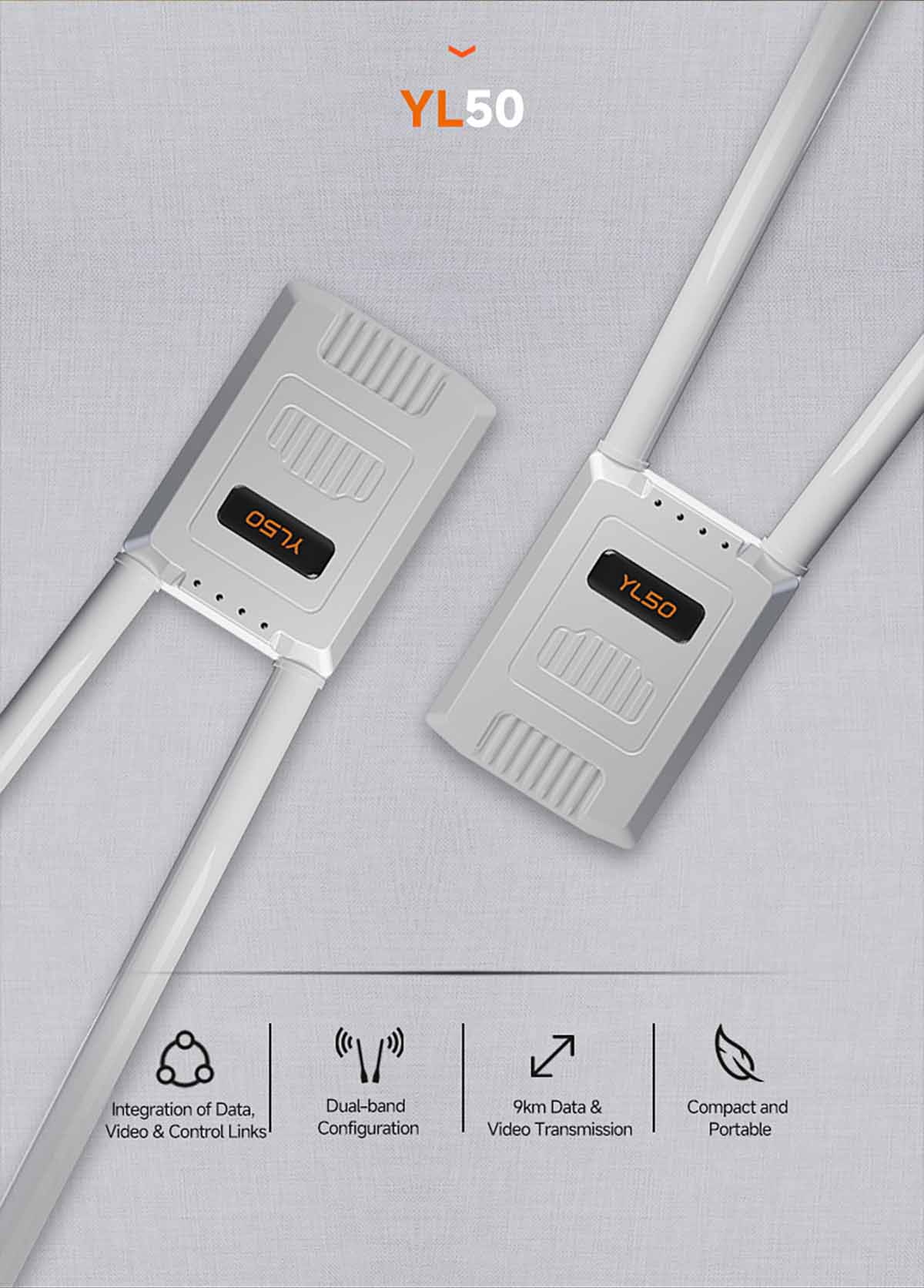 SKYDROID YL50 Çok İşlevli Görüntü Aktarım Kutusu