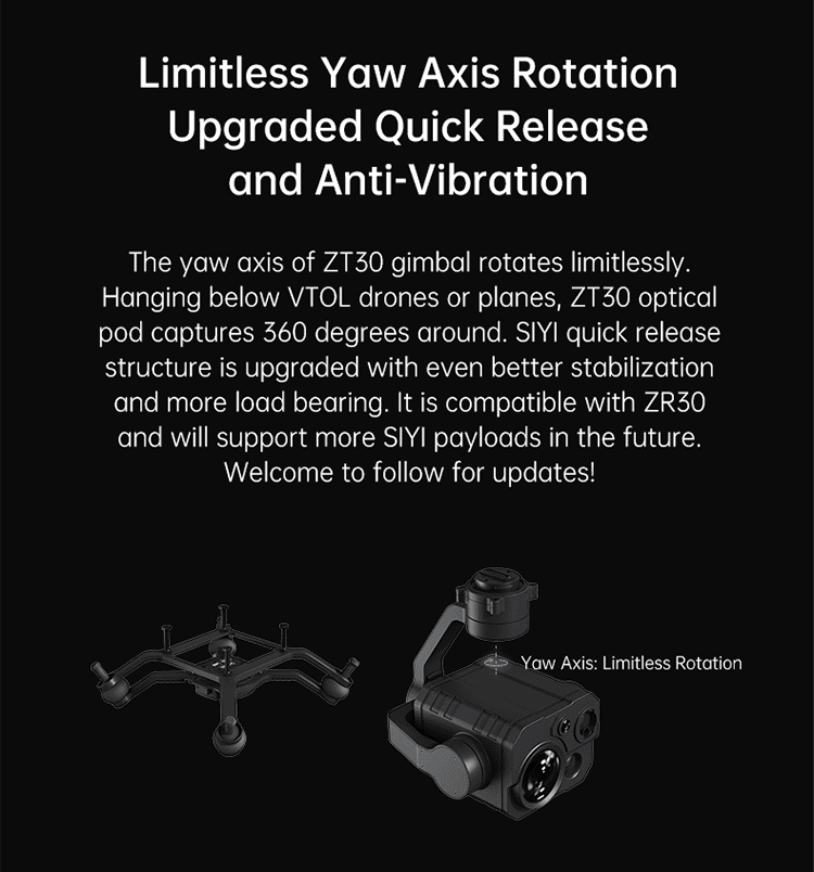 SIYI ZT30 Optical Pod Camera